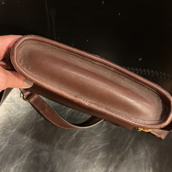 COACH 9801 Legacy Equestrian Brown Glove Leather Bag - Picture 3 of 7